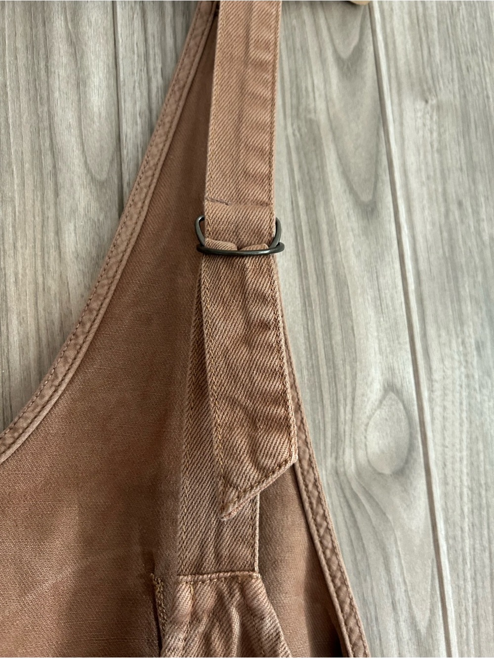 Free People We The Free High Roller Jumpsuit Brown Large L Excellent Condi - Picture 7 of 9
